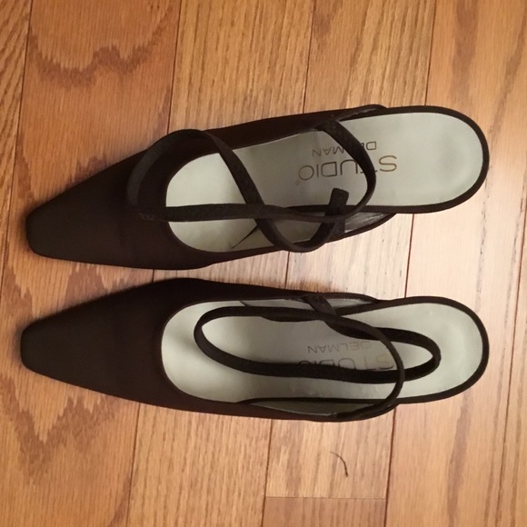 Studio Delman slingback pump in Brown size 7.5 M **GOING, GOING, GONE SALE** - Picture 1 of 8